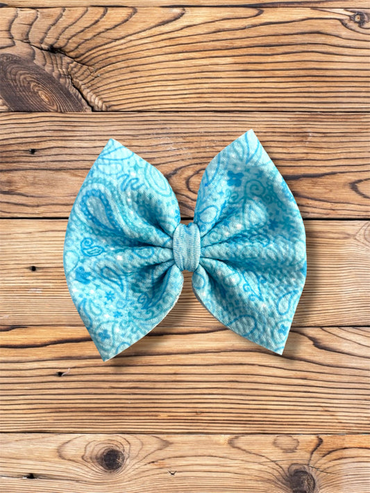 Baby Blue Paisley