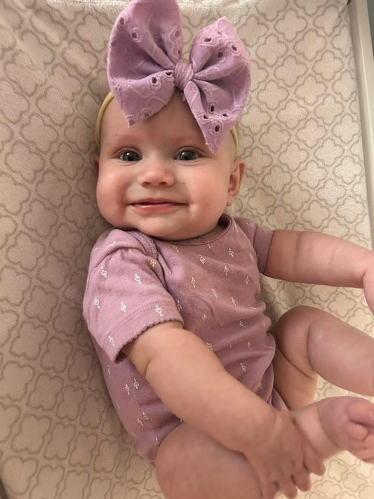 Lavender Eyelet